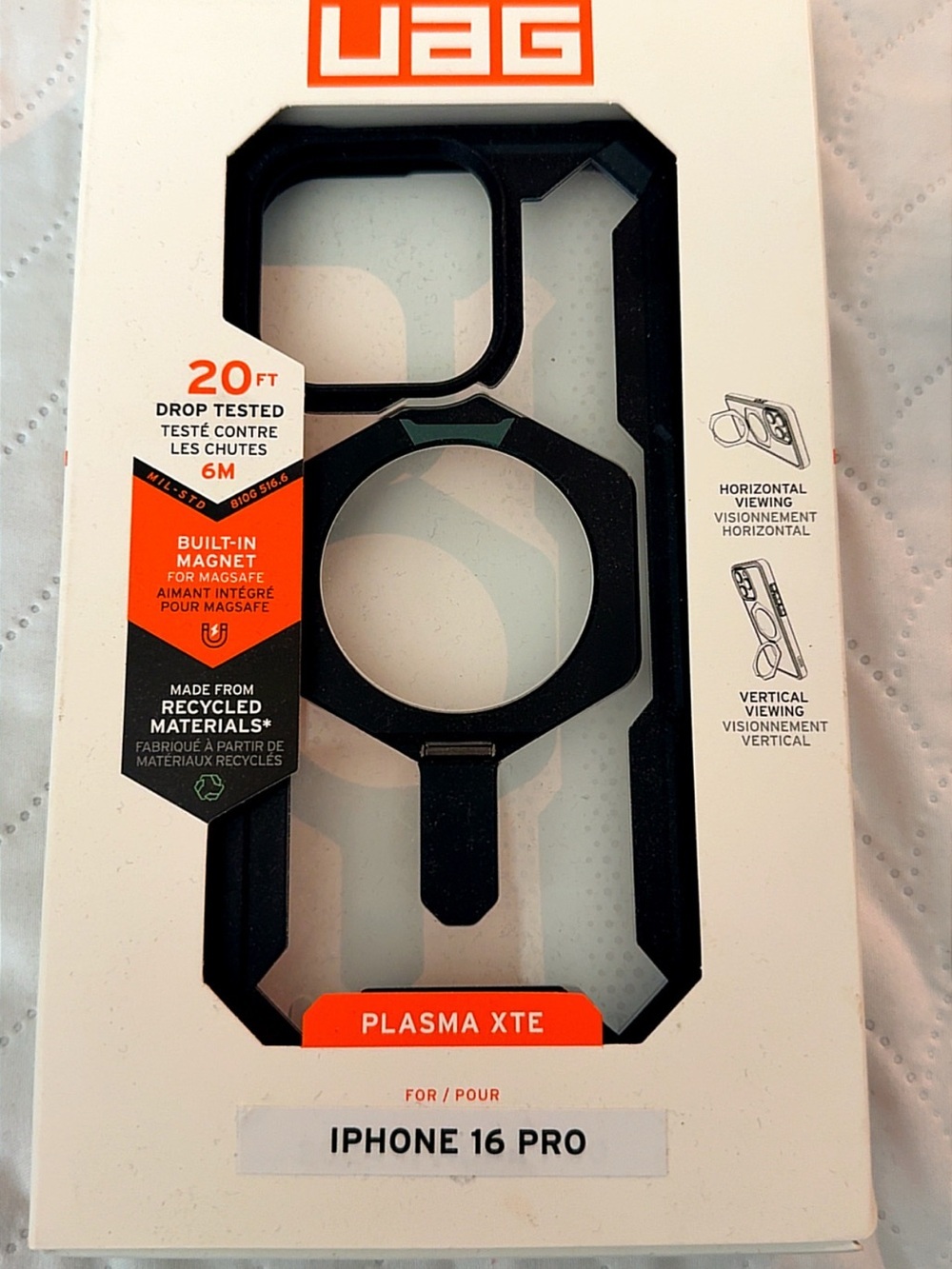 UAG Plasma XTE Case for iPhone 16 Pro - Black